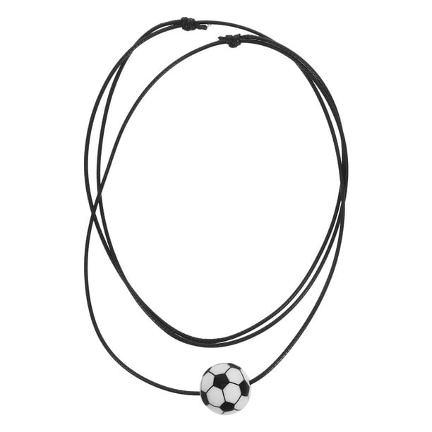 KAKOWELY Collar con colgante de balón deportivo para mujer y hombre. Collar con colgante de balón deportivo.