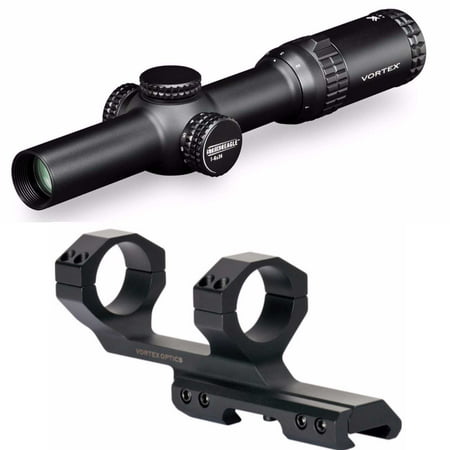 Vortex Strike Eagle 1-6x24 AR-BDC Reticle Riflescope with 30mm Cantilever