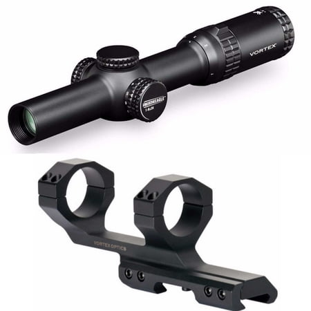 Vortex Strike Eagle 1-6x24 AR-BDC Reticle Riflescope with 30mm Cantilever (Best Rated Ar 15 Scopes)