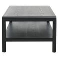 thumbnail image 5 of Safavieh Omara Glam 1 Shelf Pine Coffee Table, Black, 5 of 10