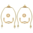thumbnail image 3 of 2 Pcs Practical Lampshade Horn Brackets Lampshade Holder Lighting Supplies, 3 of 6
