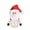A*2pcs, variant on 1Pieces Christmas Candy Jar Cookie Jar with Plush Doll Lid Santa Claus Snowman Jar Clear Food Storage Container Bottle for Xmas Party Gifts Packaging