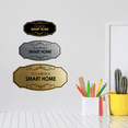 thumbnail image 4 of Signs ByLITA Victorian You Are In a Smart Home Airbnb Sign (Black) - Medium, 4 of 6