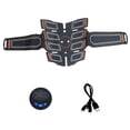 thumbnail image 1 of Abdominal Muscle Shaper Househeld Exercise Equipment Body Slimming Fat Burning Exerciser Shape Building Fitness Electric Muscles Training（Orange）, 1 of 2