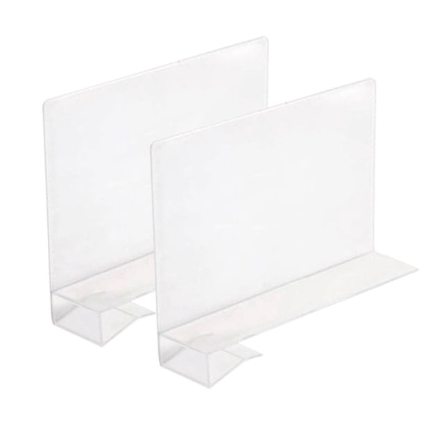 Shelf Dividers Separator, Closet Shelf Dividers Multi Functional 2pcs PP Large Size Storage for Snacks
