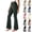 05# Dark Green, variant on Womens High Waisted Flare Pants Casual Button Down Trousers 2026 Trendy Work Office Pants with Side Pockets Dark Purple S