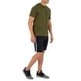 thumbnail image 5 of Athletic Works Men's and Big Men's Core Quick Dry Short Sleeve T-Shirt, up to Size 3XL, 5 of 6