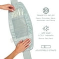 thumbnail image 5 of Pure Enrichment PureRadiance Lumbar & Abdominal Luxury Heating Pad for Pain Relief, Patented Design, Soft Faux Fur & Micromink, 6 Heat Settings, Adjustable, Machine Washable, 9.5”x19.7” (Aquamarine), 5 of 9