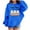 Blue, variant on Makaor Fall Hoodies Toddler Boy Girls Halloween Pullover Sweatshirts Ghost Long Sleeve Coats Fleece Clothes Pockets