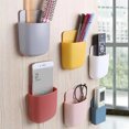 thumbnail image 3 of CIYISON Wall Mount Phone Holder for Home Office Remote Control Wall Mounted Storage Box, 3 of 20