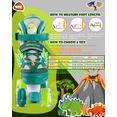 thumbnail image 6 of Dinosaur Roller Skates for Boys Kids Toddler,Dino Quad Skates Shoes W/Light up &Adjustable for Gifts, 6 of 10