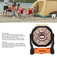thumbnail image 4 of Ventilador de Camping Con Linterta LED, Ventilador de Tienda de Campaña para exteriores Con Batería Recargable de 8000 Mah Con 4 Velocidadas, Ventilador de Escritorio USB PARA, 4 of 7