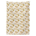 thumbnail image 2 of Cactus Tablecloth, Cacti Succulent Garden Plants in Flower Pots Tropical Retro, Rectangle Satin Table Cover Accent for Dining Room and Kitchen, 60" X 90", Pale Coffee Grey, by Ambesonne, 2 of 2