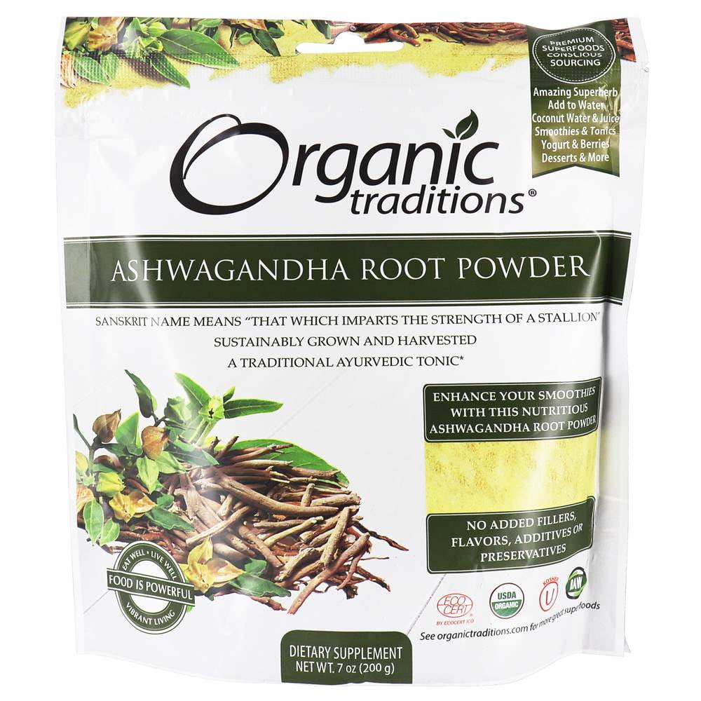 Organic Traditions - Ashwagandha Root Powder - 7 oz