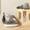 ZZ Gray, variant on Zhi Semi Enclosed High Bar Cat Litter Box Splash Proof Design Ample Space with Shovel Durable Litter Box for All Indoor Cats Use