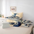 thumbnail image 6 of Homewish Natural Sencery 7-Piece Twin Bedding Sets,Japanese Style Bedding Comforter Set,Beige Blue Sheet Sets For Men Women,Luxury Bedroom Decor Reversible, 6 of 8
