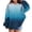 Blue, variant on Girls Pullover Hoodies, Long Sleeve Gradient Casual Warm Sweatshirts with Pockets Multicolor Size 9-10 T