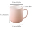 thumbnail image 3 of Vaso para cepillo de dientes con abertura amplia, plástico duradero, base antideslizante, para baño, dormitorio, cocina, 9.1x8.5 cm, azul, rosa, café., 3 of 6