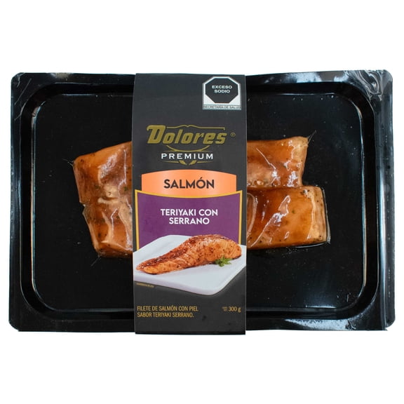 Dolores Premium Filete de Salmón Teriyaki con Chile Serrano 300 g