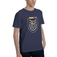 thumbnail image 2 of Ecuador National Football Team Fashion Men'S Basic Short Sleeve T-Shirt Navy Blue Medium, 2 of 5