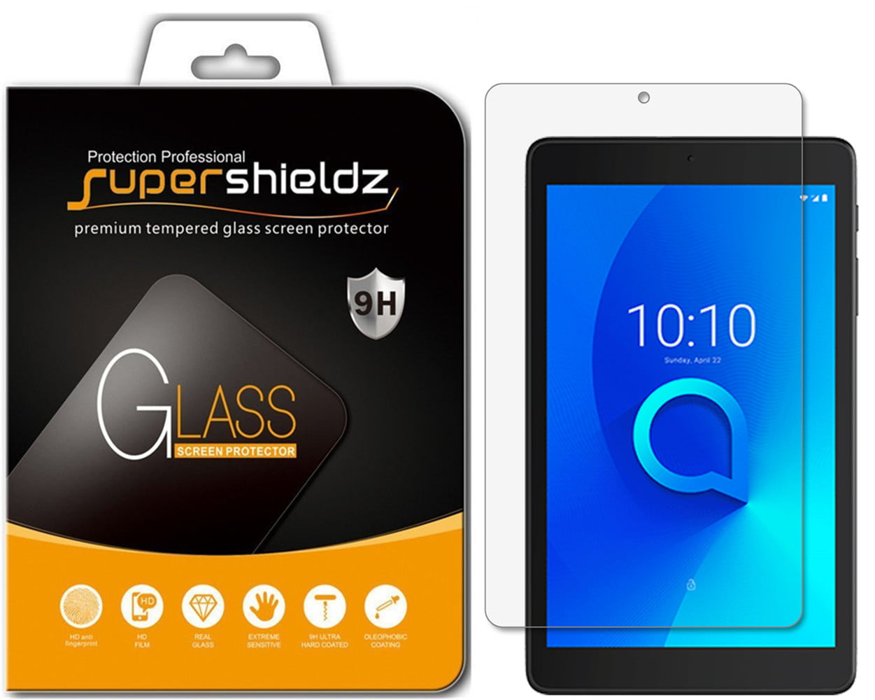 Premium Tempered Glass Screen Protector For Alcatel 3T 8 Tablet 2018 8.0 Inch 