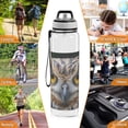 thumbnail image 7 of Owl Head Sports Water Bottle Portable Travel Mug 32oz BPA Free Leak Proof Straw Transparent Tritan for Gym Yoga Cycling Camping, 7 of 7
