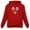 Red, variant on Tstars Thanksgiving Hoodie Funny Turkey Face Gobble Sweatshirt for Women Small Brown