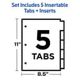 thumbnail image 6 of Avery Big Tab Insertable Dividers, 5-Tab Sets, 24 Sets (11113), 6 of 9