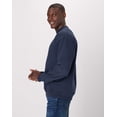 thumbnail image 3 of Hanes Ultimate Men's Heavyweight Fleece Crewneck Sweatshirt Navy 2XL, 3 of 4