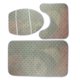 thumbnail image 3 of de y alfombras de asiento de inodoro de 3 piezas Alfombra de pedestal antideslizante de + inodoro + Alfombra de Gloria Alfombras de baño antideslizantes, 3 of 9