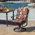thumbnail image 3 of ARDEN 2-Pack Outdoor Patio Dining Chair Cushion, 20x44, Rain-Proof Seat Pad, Fade-Resistant Outdoor Cushion Ruby Clarissa, 3 of 11