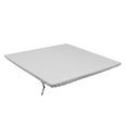 thumbnail image 3 of 35"x 35" Square Fitted Table Cover Washable Polyester Stretchable Table Tablecloth for Outdoor Banquet Dinner Party Holiday Gray, 3 of 8