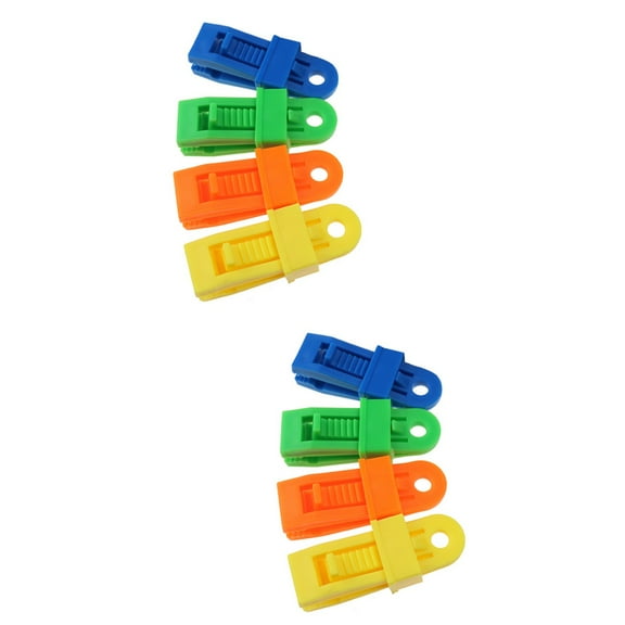 20 Pcs Tarp Clips Heavy Duty Bungee Cord Tensioner Rope Clothesline Fixed Buckle Awning Clamps