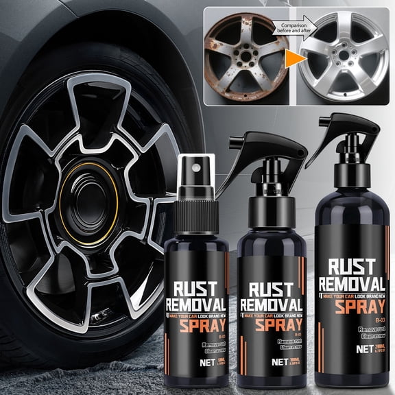 Iron Fallout Remover Car WheelRust Cleaner 50ml 100ml 200ml • Color-Changing Purple Spray • pH-Neutral on Alloy, Glass, Plastic