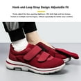 thumbnail image 4 of SKIUHS Unisex Adjustable Hook-and-Loop Mesh Shoes - Extra Wide & Deep, Soft Non-Slip Sole for Elderly, Swollen Feet & Post-Surgery, 4 of 5