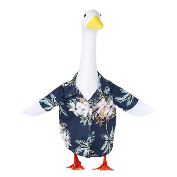Sruoe Porch Goose Outfits, 23" Porch Goose Clothes for Lawn Yard and Patio Decoration, Lawn Goose Clothing for Cement Goose Lawn Goose Outfit, Garden Goose Costume