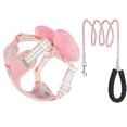 thumbnail image 2 of Dog Harness Small Sized and Leash Set, Soft Light, Breathable Padding & Anti-Escape Design, Adjustable Dogs Training & Walking, Pink, M, 2 of 6
