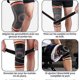 thumbnail image 4 of Knee Brace,Adjustable Knee Brace,Patellar and Ligament Knee Brace,Compression Knee Brace,Knee Osteoarthritis Knee Brace,Adjustable Protection for Runn, 4 of 5