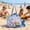57#Blue, variant on Beach Toy Bag 8.5 Gallon, Large Capacity Mesh Tote for Childs Shovels, Breathable Sandproof Nylon with Drawstring, Quick Dry Durable and Family Vacation Travel Essential