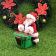 thumbnail image 4 of Christmas Funny Electric Santa Toy Drumming for Music Toy Christmas Decoration Happy New Year Gift Drumming Music Toy, 4 of 8