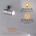 thumbnail image 3 of Simba Lighting LED GU10 ETL Listed 5W 50W Replacement Spot Light Bulb 120V Twist Base Dimmable 5000K 6-Pack, 3 of 11