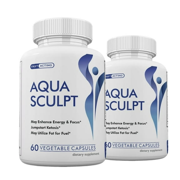 (2 Pack) Aqua Capsules Advanced Formula, Aqua Pills, 120 Count