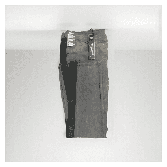 DG2 By Diane Gilman New Classic Stretch Split side boot-cut Jeans - Gray  24WT