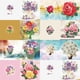 thumbnail image 3 of Tarjetas de felicitación con pintura de diamantes DIY, tarjetas postales de agradecimiento de flores, bordado de Festival para Niños, regalos para madre, 8 piezas por juego, 3 of 4