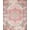 Pink, Pattern 1, variant on ODIKA 8'x10' Washable Area Rug Durable, Non-Slip Quicksand Vintage Scroll Border Distressed Ornate Print Pink for Living Room, Under Sectional, Family