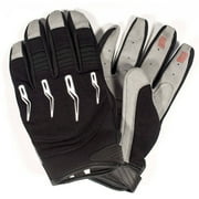 Race-Driven ATV MX Off Road Silicone Fingertip Riding Gloves Black