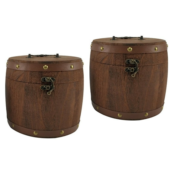 DEMACRIO Wooden Tea Leaf Container for Tea Lovers 2Sets