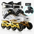thumbnail image 1 of Patins à Roulettes en Ligne Original Roselle Taille 35 à 46 Professionnels pour Adultes et Enfants, Chaussures de Patinage à Roulettes Slalom Glisse FSK Patines, 1 of 5
