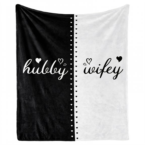 AUQ Throw Blanket,Love Story Design Bed Blankets,Comfortable Cozy Blanket Couch Throw Blanket,Style1,51*60in