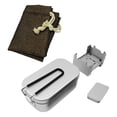 thumbnail image 1 of Ensemble de Boîte à Lunch pour Réchaud de Camping Réchaud à Combustion Réchaud de Camp Acier Inoxydable Mini Réchaud Pliant Boîte Bento pour Camping Cuisson Style A, 1 of 10
